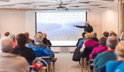 Conférence à bord du MS Vesterålen - Hurtigruten