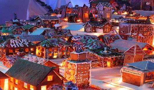 Pepperkakebyen, la plus grande ville en pain d’épices du monde