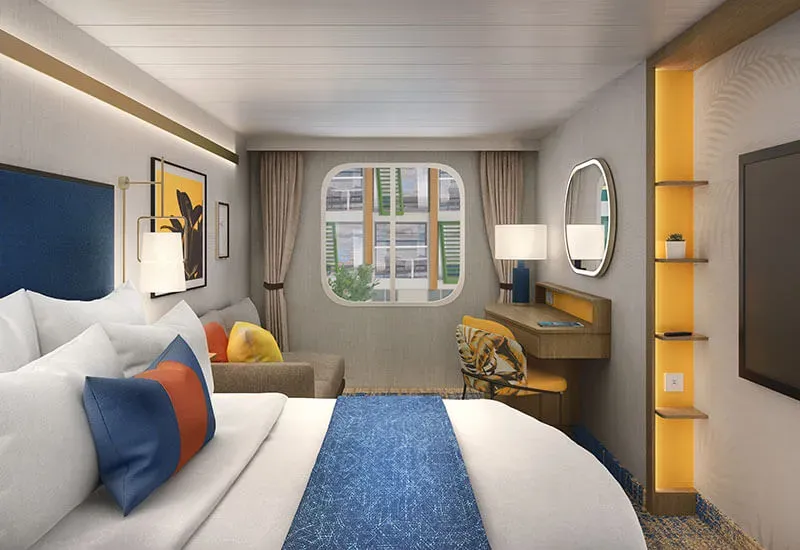 Cabine intérieure avec vue sur Central Park à bord du navire Legend of the Seas