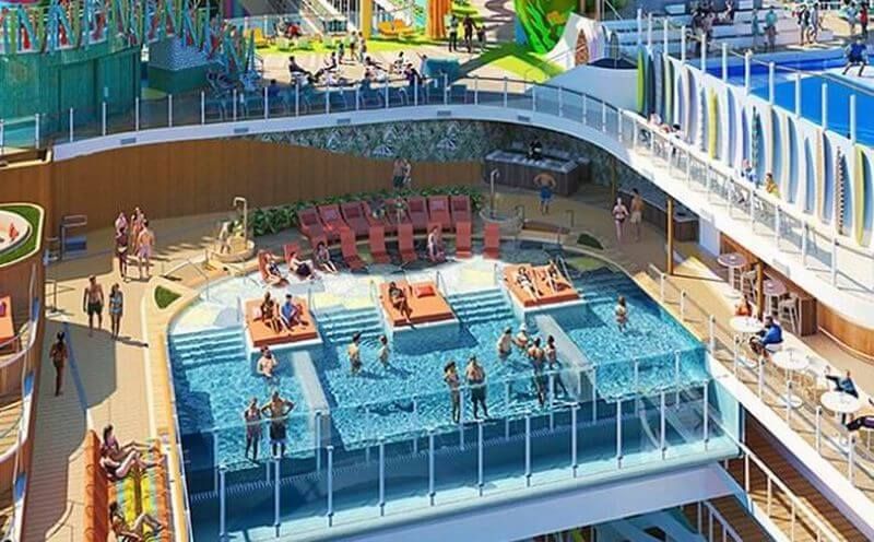 Hideaway Pool piscine suspendue croisière