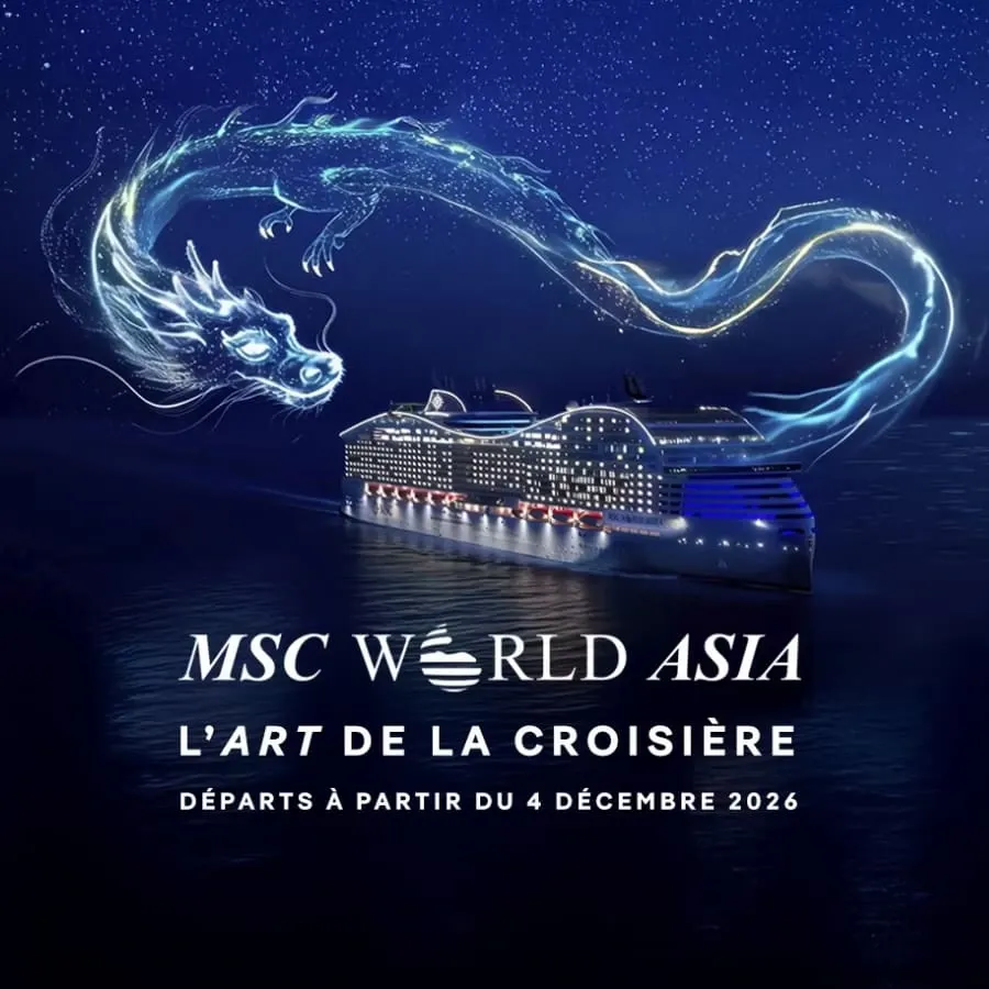 Baptême du nouveau navire MSC World Asia