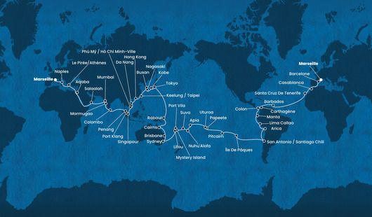 tour du monde costa 2026