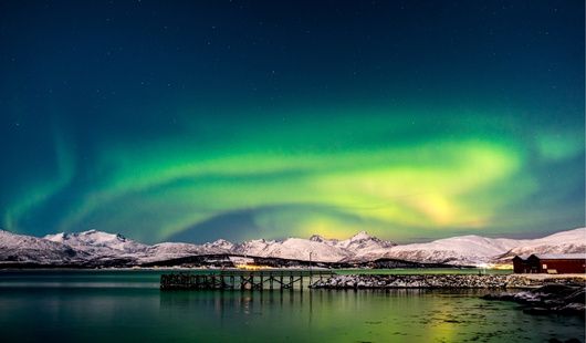 Les aurores boréales à Tromso